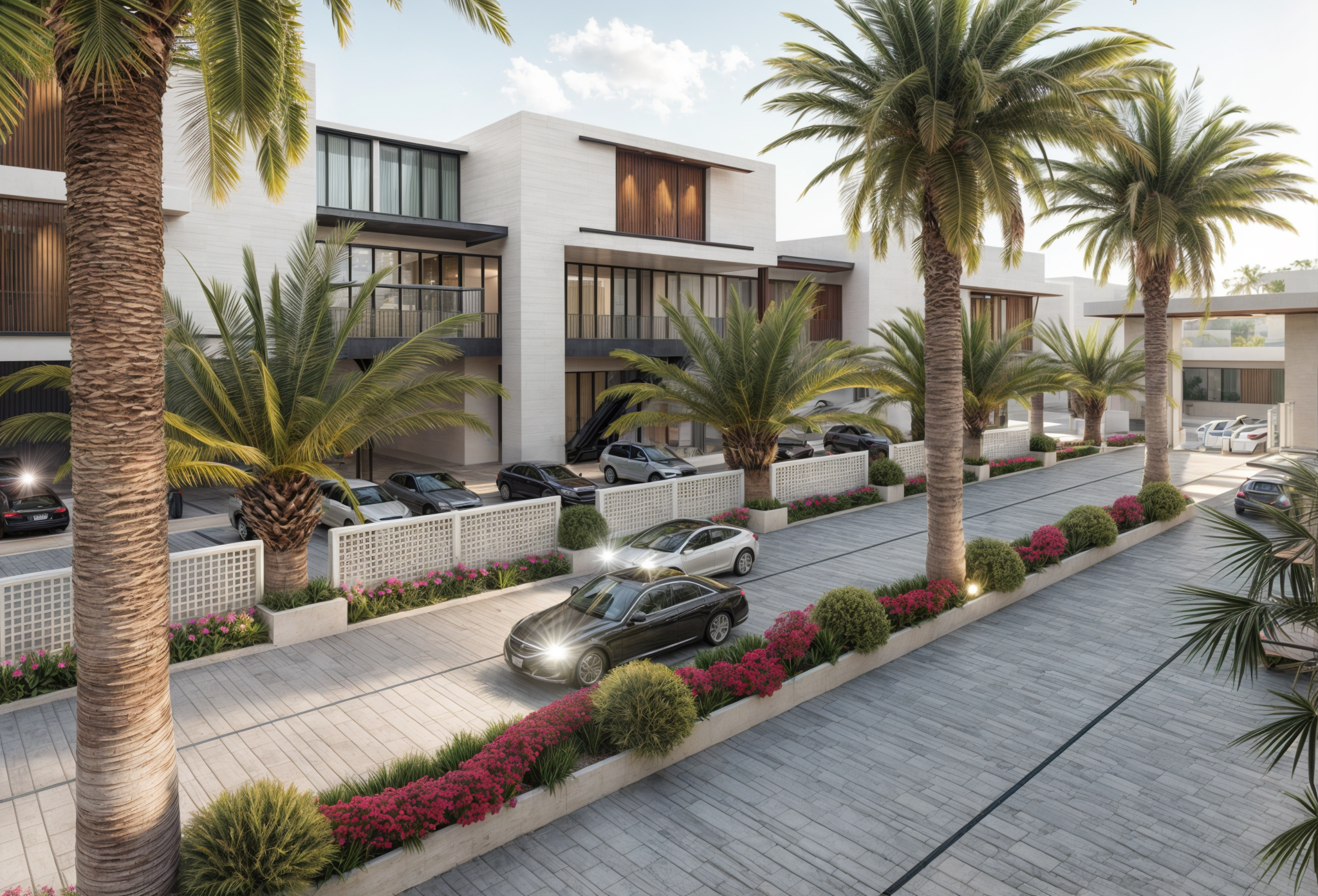 ENTRADA + PLAZA COMERCIAL