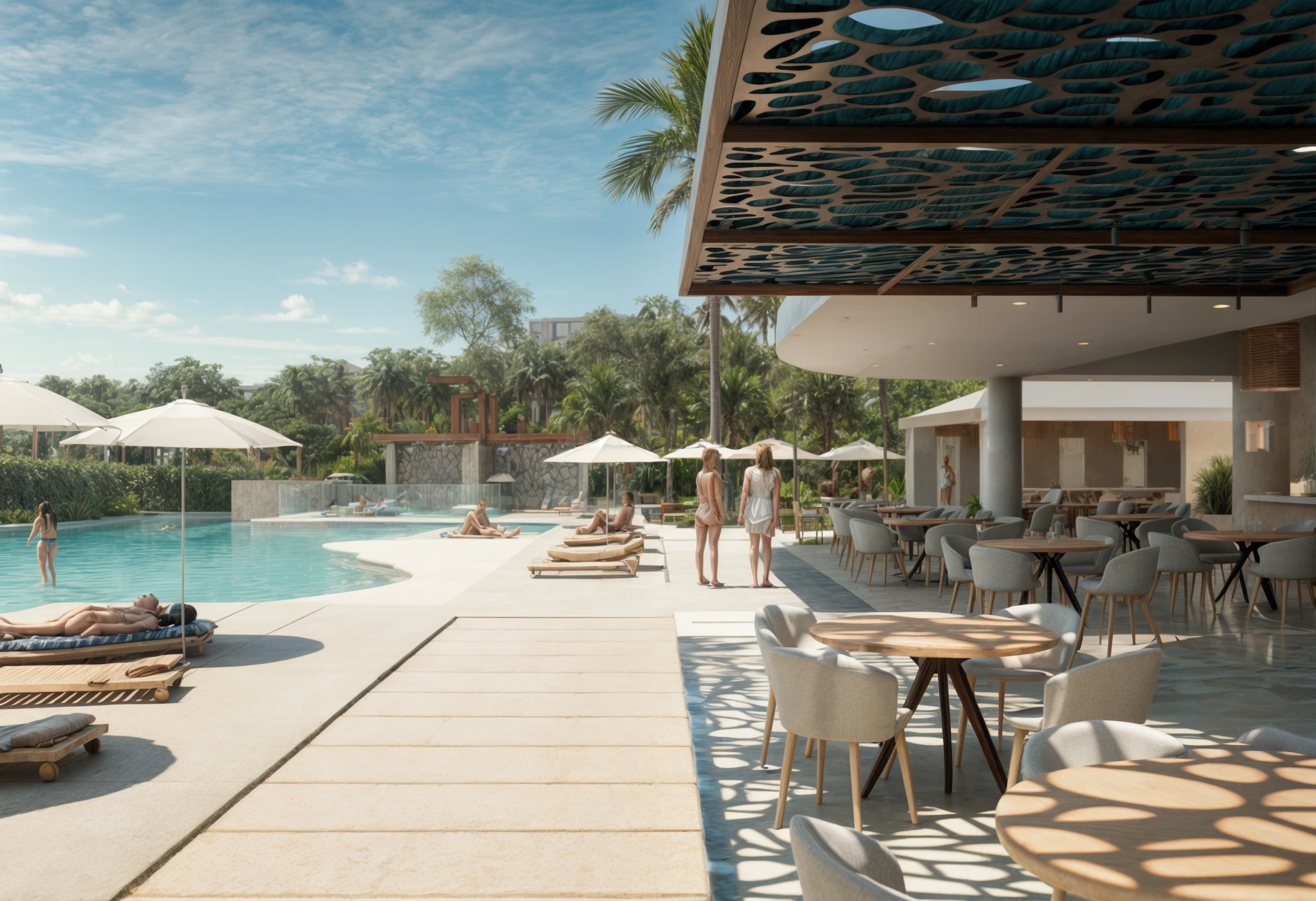 ZONA PISCINA CASA CLUB 3